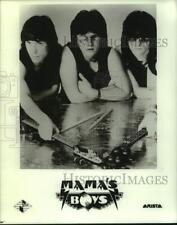 1984 Press Photo Arista Records recording artists Mama's Boys - tup07158 picture