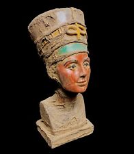 Unique Large Head of Queen NEFERTITI the Royal Spouse of Akhenaten picture
