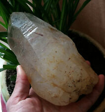 3.96LB Big Tourmaline Nirvana Quartz Natural Mica Pyrite Crystal Point Specimen picture