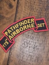 1960s US Army Vietnam Era 173rd Infantry Pathfinder Ranger Scroll Patch L@@K picture
