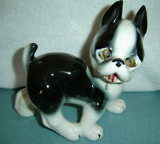 Vintage Boston Terrier French Bull Dog Figurine picture