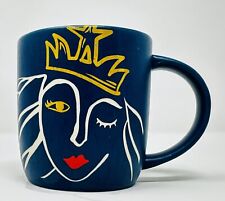 Starbucks Anniversary Ceramic Mug ~ Blue Mermaid Siren Queen Ceramic 2016 14 oz picture