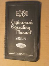 EMD Model F7 Enginemen's Operating Manual picture