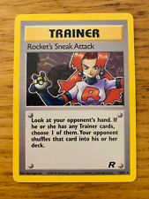 Rocket's Sneak Attack (72/82) Non Holo Team Rocket Set Rare Pokemon Card picture