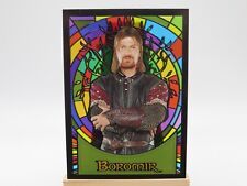 The Lord of the Rings BOROMIR 2006 Topps Stained Glass Insert Card S3 LOTR 226 picture