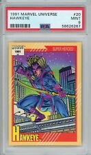 1991 Marvel Universe #20 Hawkeye PSA 9 picture