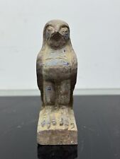 ancient Egyptian antiquity Falcon Guardian Statue of Horus Guardian of the dead. picture