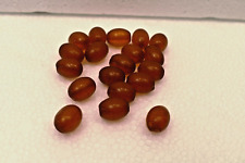Antique Kerba Prayer Beads Original Islamic Genuine Amber Color 19 Pc 31Grams