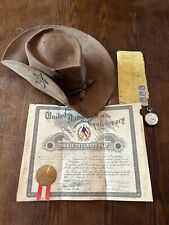Civil War Hat, Confederate CSA Hat, 13 Th. Texas Volunteers, John E. Moore picture