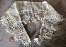  Roses Irish Crochet Lace Antique Collar Tulle Ladies 22