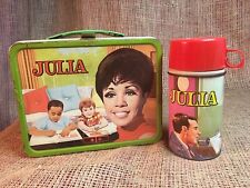 Vintage 1969 Julia Nurse TV Series Metal Lunch Box w/ Thermos picture