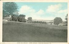 Chester Springs, PA CAMP CAYUGA, Over the Valley 1927 Antique Postcard picture