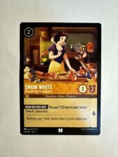 1x Lorcana Snow White Unexpected Houseguest NM/M Disney picture