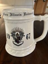 Southern Illinois UNIVERSITY VINTAGE 1967' SLIDER' CERAMIC STEIN  MADE IN USA picture