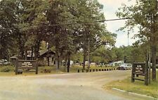 Harrison Michigan~Wilson State Park~Entrance~1950s Postcard picture