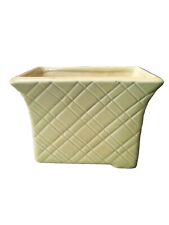 Vintage Stanford Sebring Ohio Pottery Chartreuse Planter #246 picture