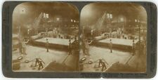c1900's Underwood Real Photo Stereoview Card 5528 Glass Manufacture Tarentum, PA picture