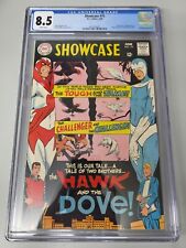 Showcase #75 CGC 8.5 White Pages 1st App. Hawk & Dove DC Comics 1968 picture