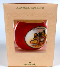 Vtg Hallmark Keepsake Satin Joan Walsh Anglund 1981 Ornament Unbreakable picture