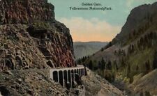 Postcard Golden Gate Yellowstone National Park Wyoming WY picture