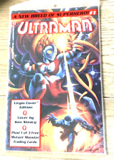 Vintage 1993 Ultraman #1 Virgin cover edition, factory sealed w/trading card picture