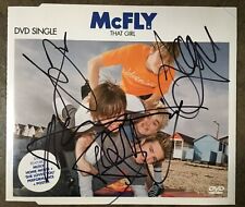 McFly - That Girl Hand Signed CD Single + Poster picture