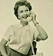 Vintage Print Ad Bell Telephone Systems Lady Talking on Phone Look Magazine 1959 picture