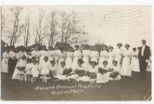 VINTAGE PULLMAN WA RPPC REAL PHOTO POSTCARD SECOND ANNUAL MAY FETE 1911 121421 P picture