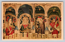 Hebrew Heroes Tapestries Medieval European Art VTG Postcard Metropolitan Museum picture
