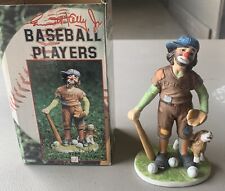 Signed Emmett Kelly Baseball Player by Flambro. New In Box 98 picture