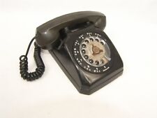 Vintage 1965 Stromberg Carlson Black Rotary Desk Telephone 1545 Special picture