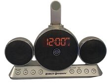 Harley Davidson iHome iPod Alarm Clock 2009 HDP66 w/Cord Tested Works-No IPOD picture