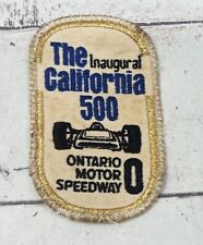 Vintage The California 500 Ontario Motor Speedway Racing Embroidered Patch picture
