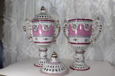 Vintage potpourri Pink Floral Vases   picture