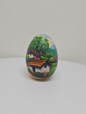Vintage folk art hand painted egg from El Salvador ” signed D11 picture