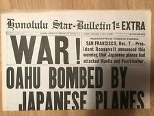 1941 Honolulu Star- Bulletin 12/07/1941 1st EXTRA picture