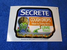 2021 Topps Mars Attacky WACKY PACKAGES Series 5 2 Secrete Cough Drops Variant SP picture