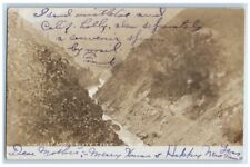 1908 View Above Berry Creek Oroville California CA RPPC Photo Posted Postcard picture