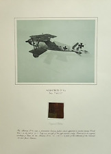 Aviation Fabric Print Albatros D. Va No. 7161/17 Smithsonian Relic Series picture
