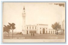 c1920's La Gare Church Bizerta Tunisia RPPC Photo Unposted Vintage Postcard picture