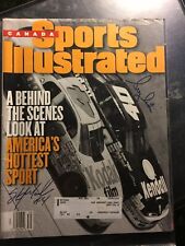 July 24 1995 Sports Illustrated-NASCAR Signed by Sterling Marlin and Greg Sachs picture