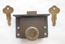 Antique / Vintage  Corbin   Chest  trunk Lock  with 2 keys C973 picture