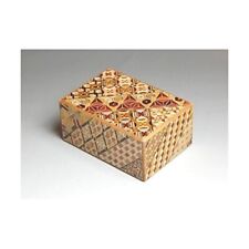 Uncommon Treasures Japanese Yosegi Puzzle Box 4-Sun 14 Moves picture