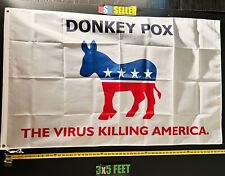 Donald Trump Flag FREE USA SHIP Donkey Pox W Save America Desantis USA Sign 3x5' picture
