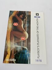 1995 Playboy Centerfold Collector Card June 1978 #75 Gail Stanton picture