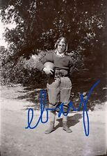 VTG c1920s Photo Negative Young American Football Player Uniform Helmet Ball picture
