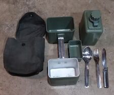Vintage Yugoslavian Military Canteen/ Mess Kit Ne Drzati Na Vatri With Case And picture