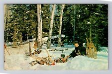 Elk Lake-Ontario, Greetings From Lost Lake Camp, Antique, Vintage Postcard picture