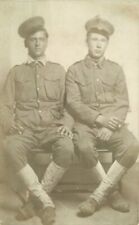 C-1915 Military Soldiers Interior RPPC Photo Postcard 22-112 picture