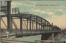Ohio River Bridge Bridgeport Ohio Postcard picture